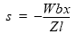 Beam Stress For area length a,